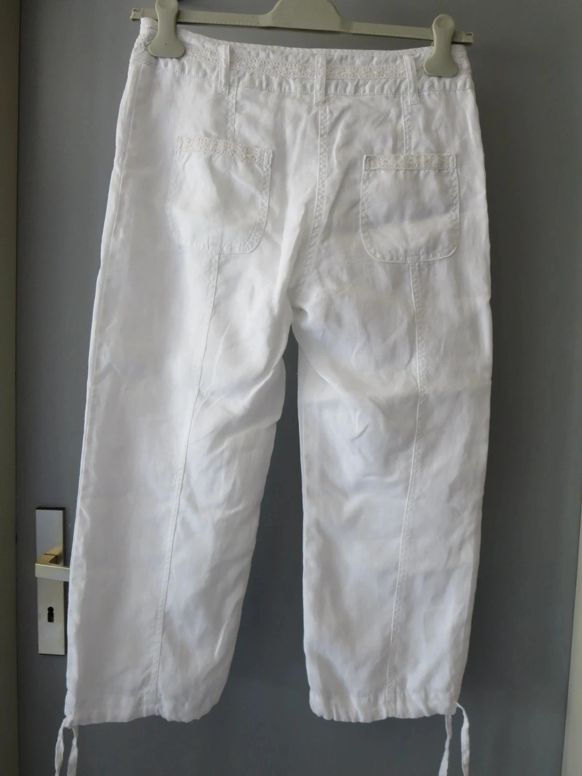 Pantalon Scottage 100 % lin – T. 38 – Doublure 100 % coton – photo 2